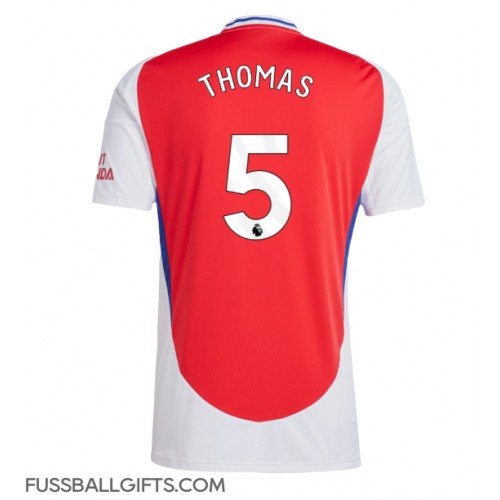 Arsenal Thomas Partey #5 Fußballbekleidung Heimtrikot 2024-25 Kurzarm